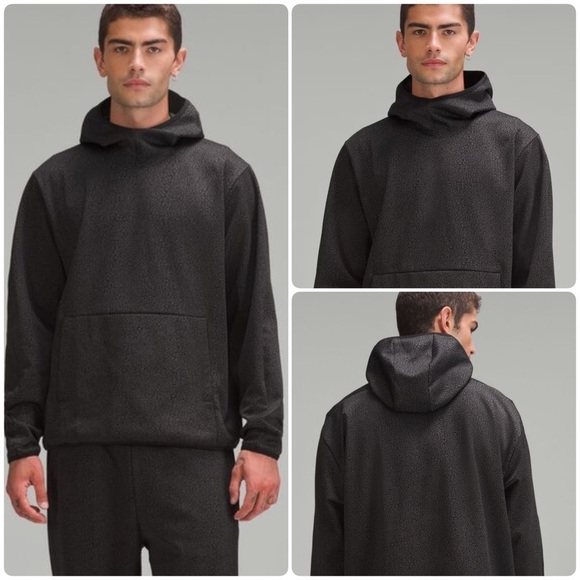 Lululemon Lab Double-Knit Jacquard Hoodie in Leopard Sz XL Relaxed Fit Lounge - Picture 1 of 16